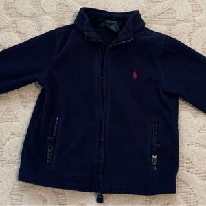 Polo by Ralph Lauren Navy Fleece Boys Sweater